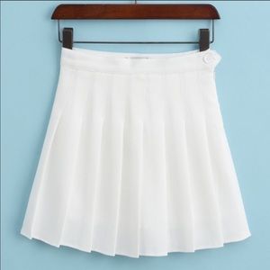 White Cheer Skirt